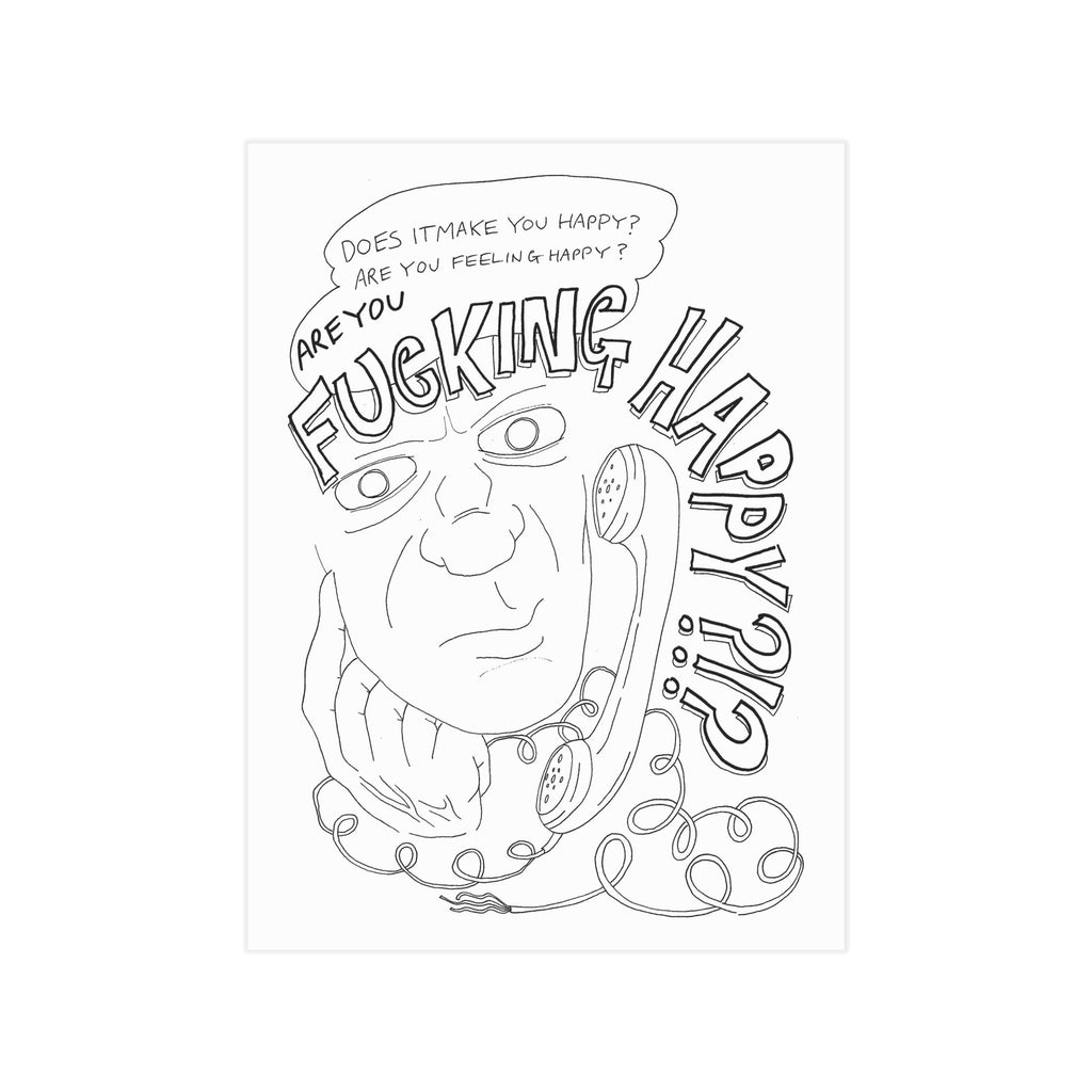 Time to Hang Up — Unframed Art Print