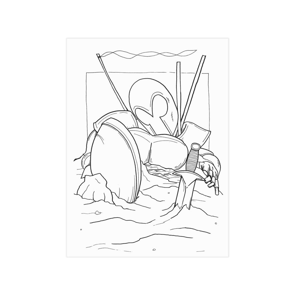 Fallen Guardian — Unframed Art Print