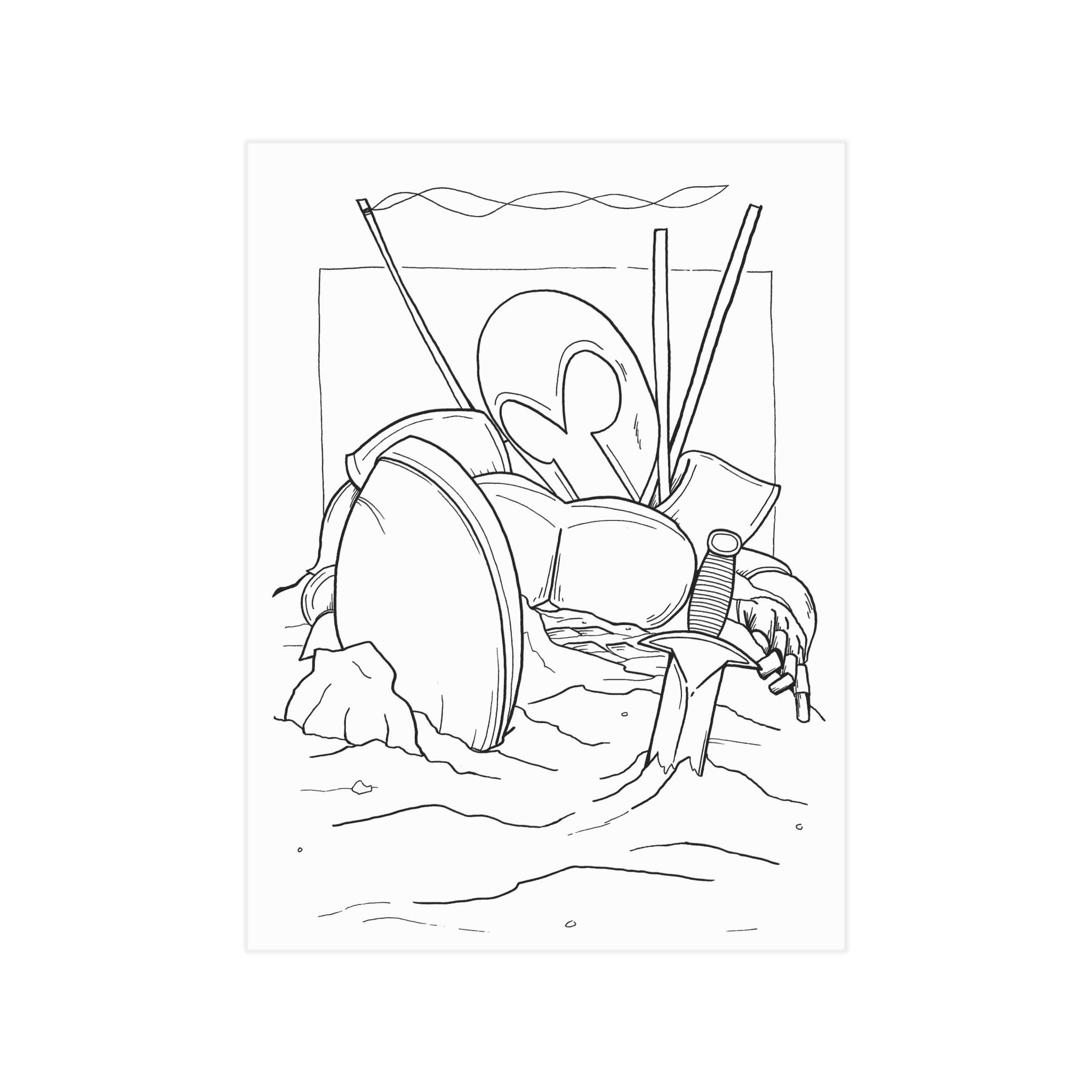 Fallen Guardian — Unframed Art Print
