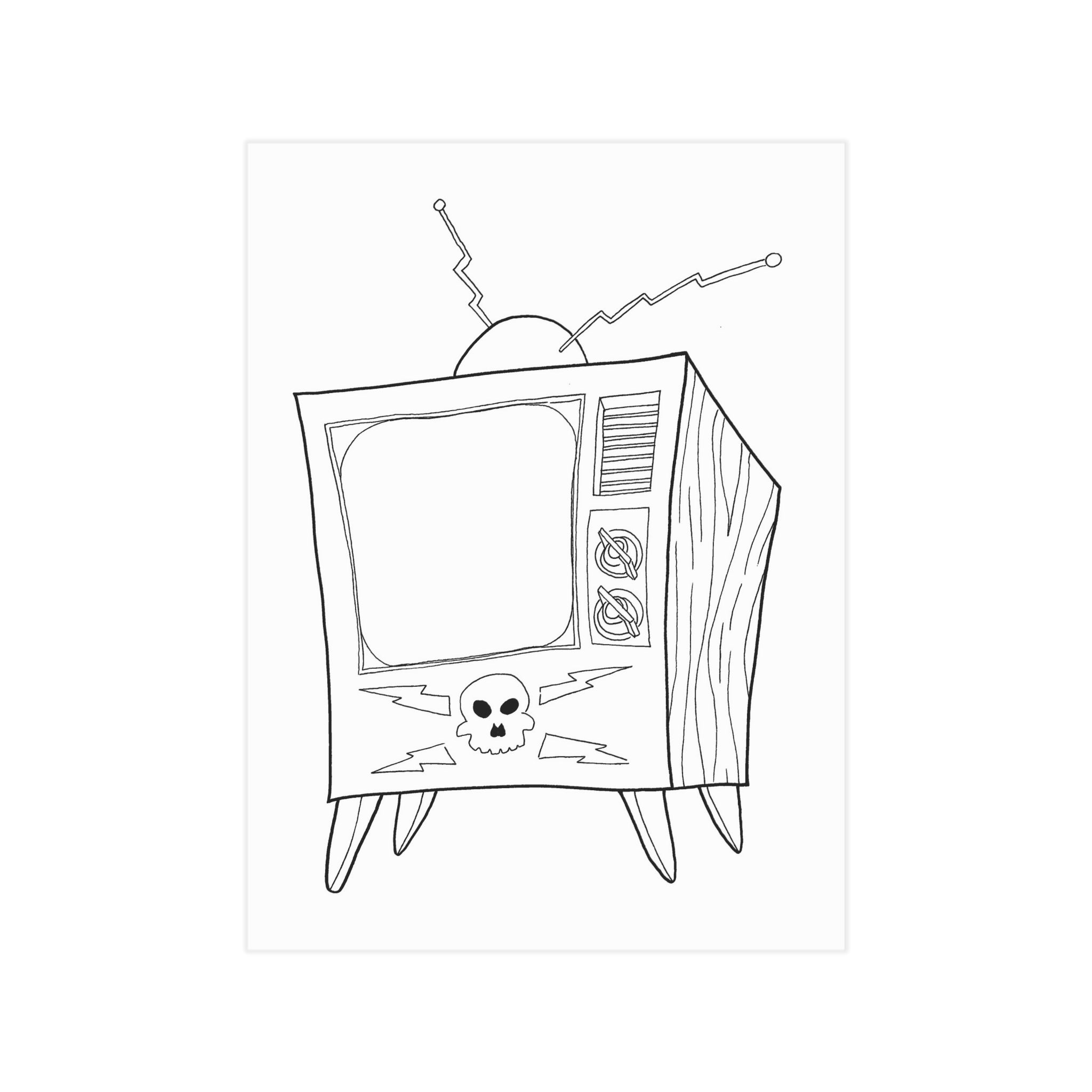 Idiot Box — Unframed Art Print