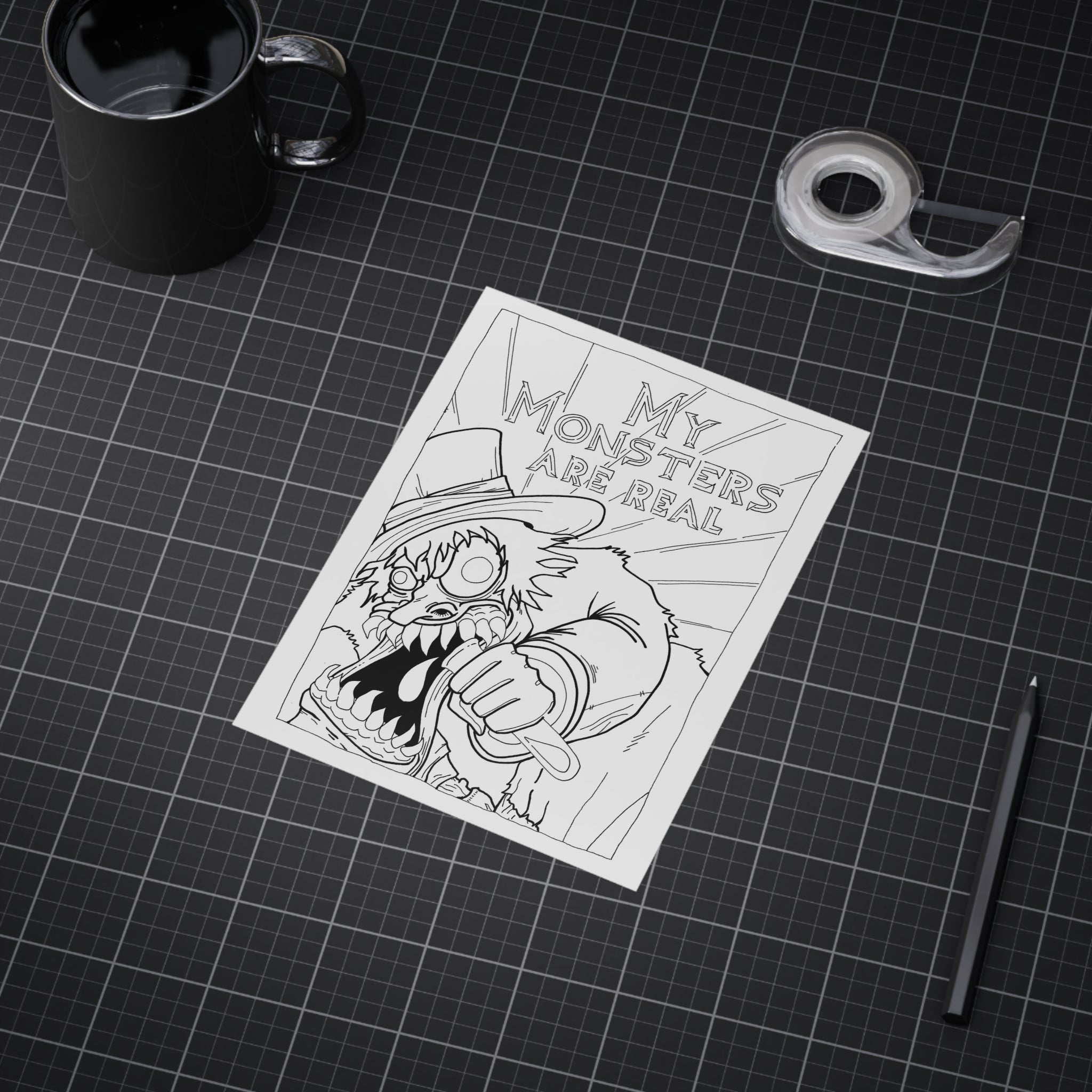 Jekyll and Hyde — Unframed Art Print
