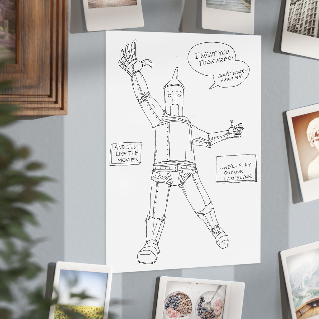 The Tin Man — Unframed Art Print