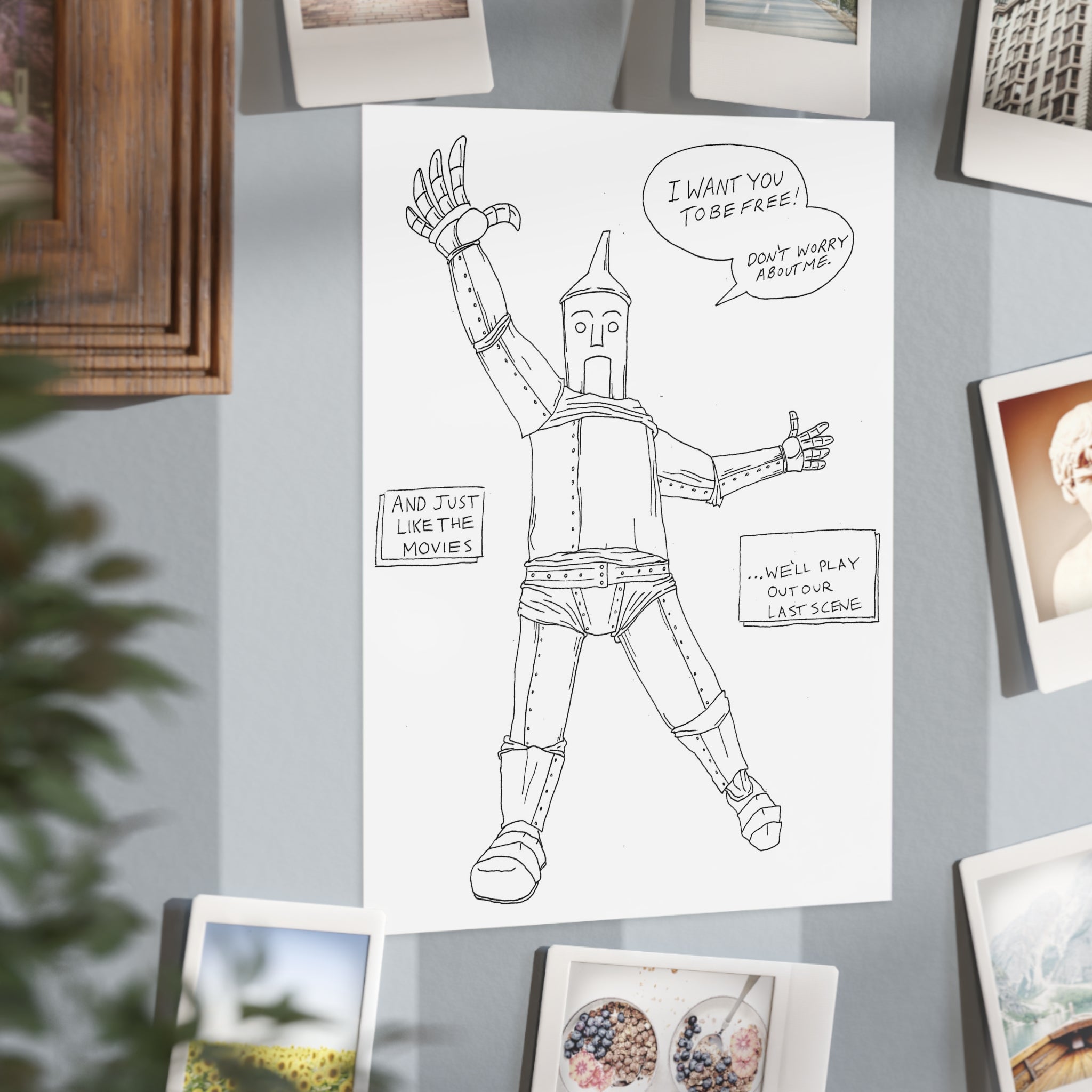 The Tin Man — Unframed Art Print