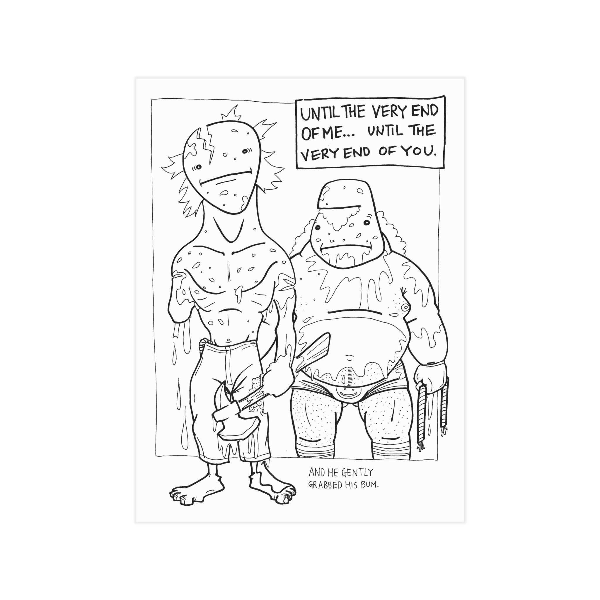 Bloody Good Friends — Unframed Art Print
