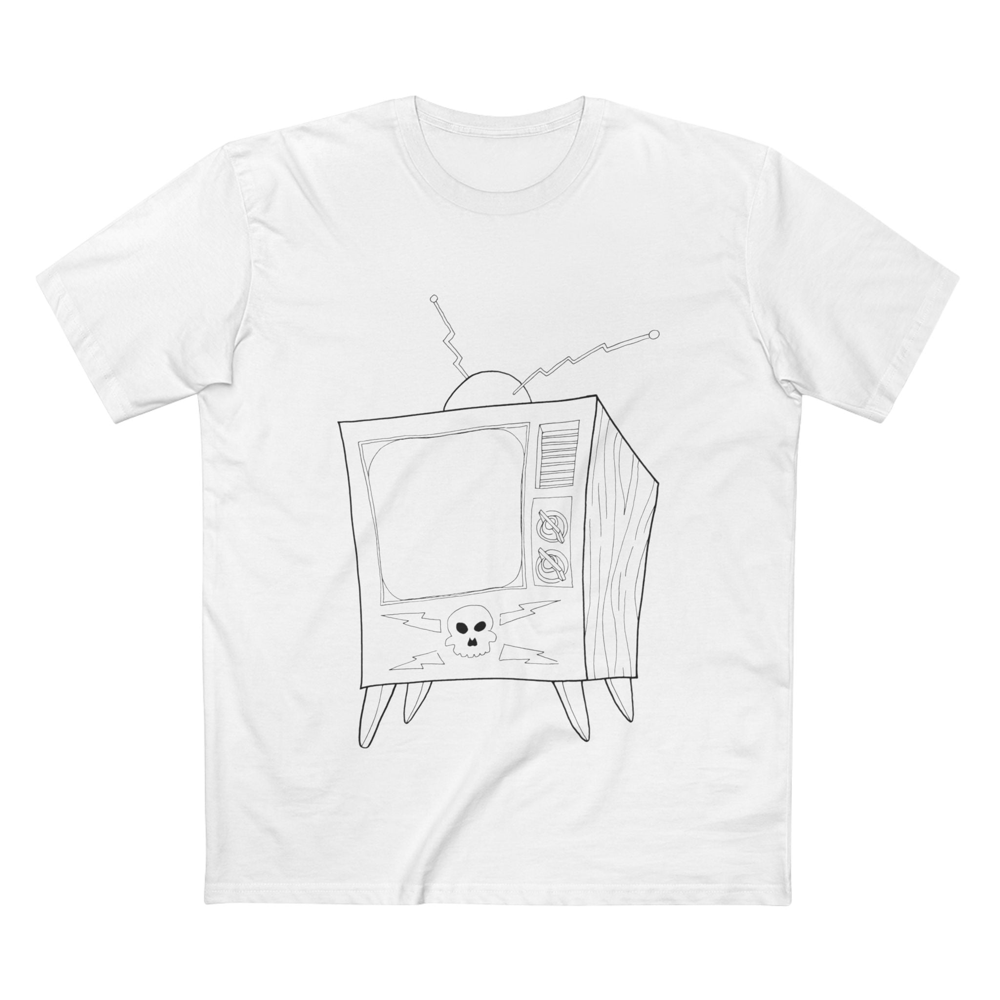 Idiot Box - Coloured Cotton T-Shirt