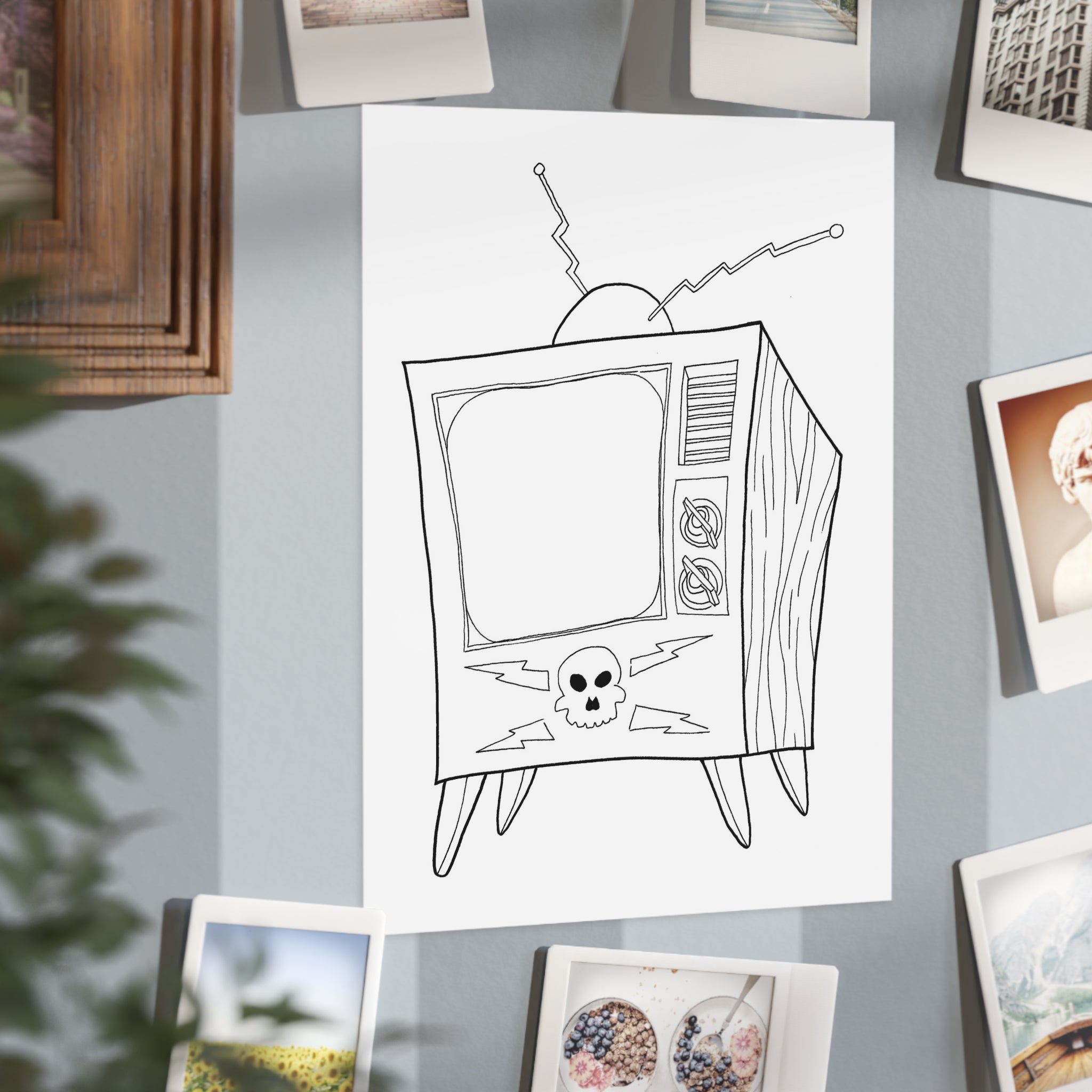 Idiot Box — Unframed Art Print