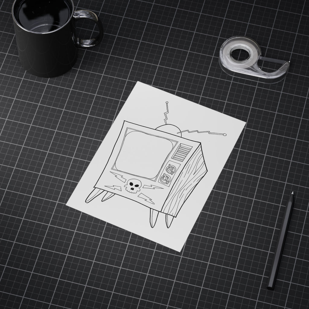 Idiot Box — Unframed Art Print