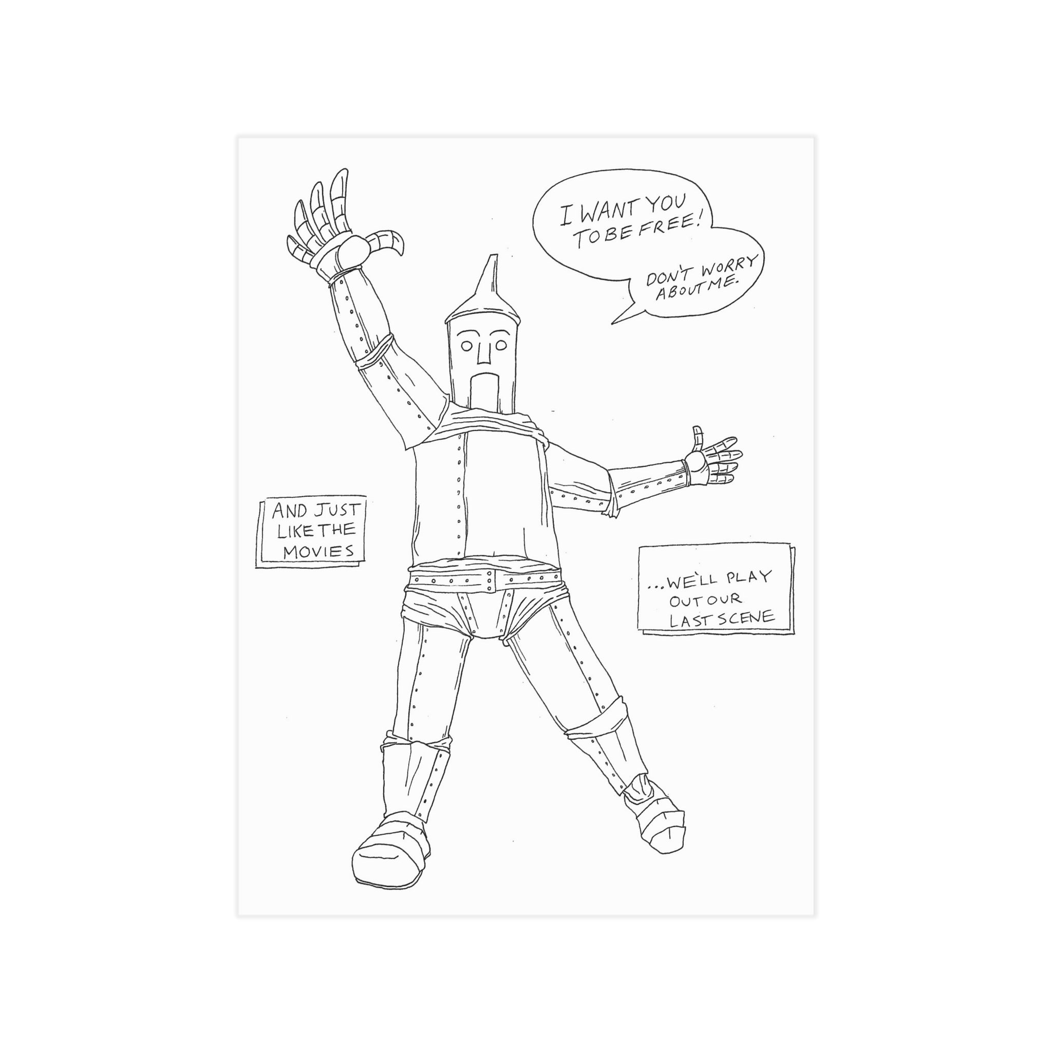 The Tin Man — Unframed Art Print