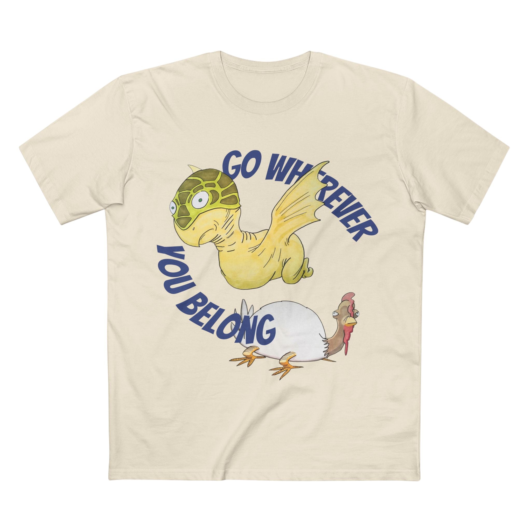 Floorbird and Skyturtle - Cotton T-Shirt