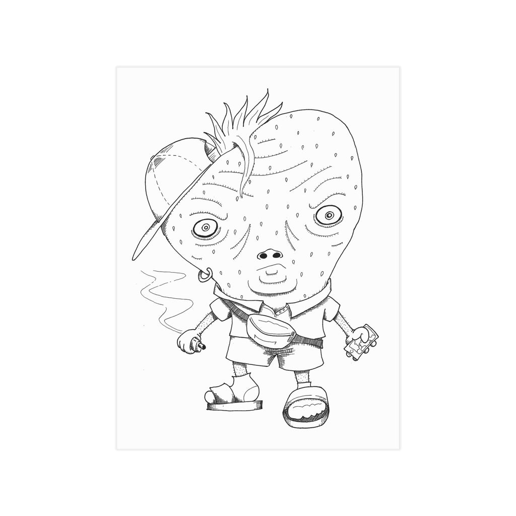 Strawbeshay — Unframed Art Print