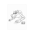 Sucked In Big Dog — Unframed Art Print