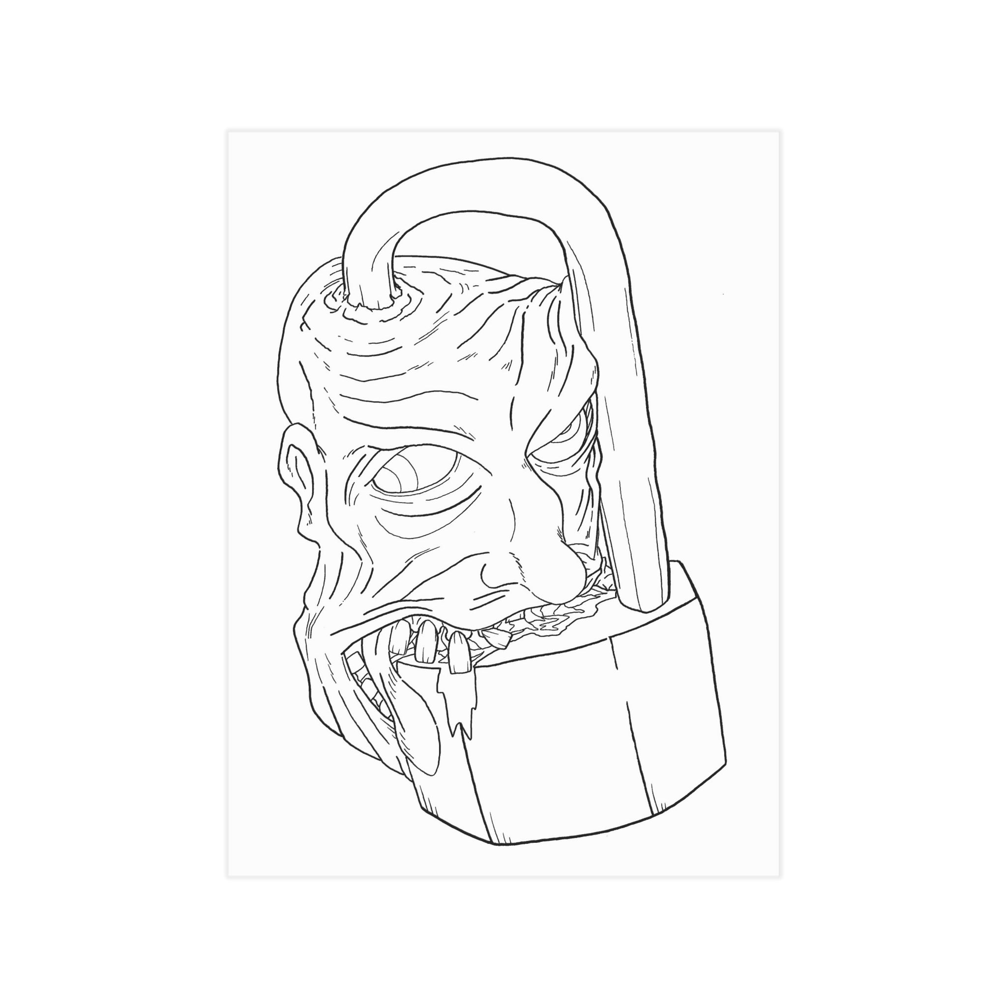 Headlock — Unframed Art Print