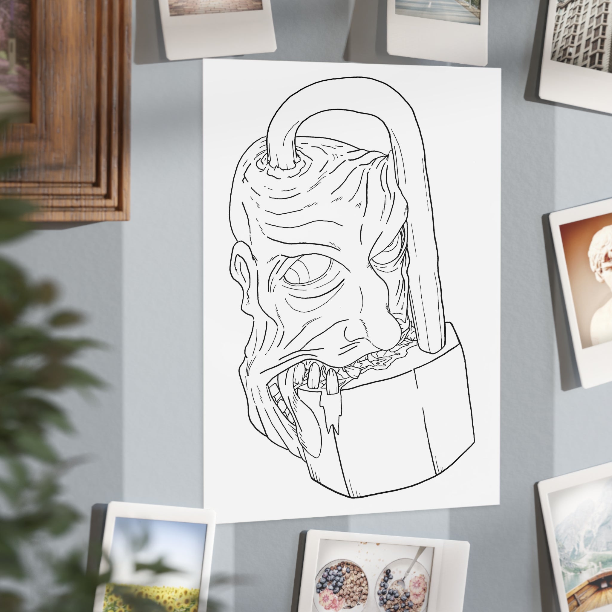 Headlock — Unframed Art Print