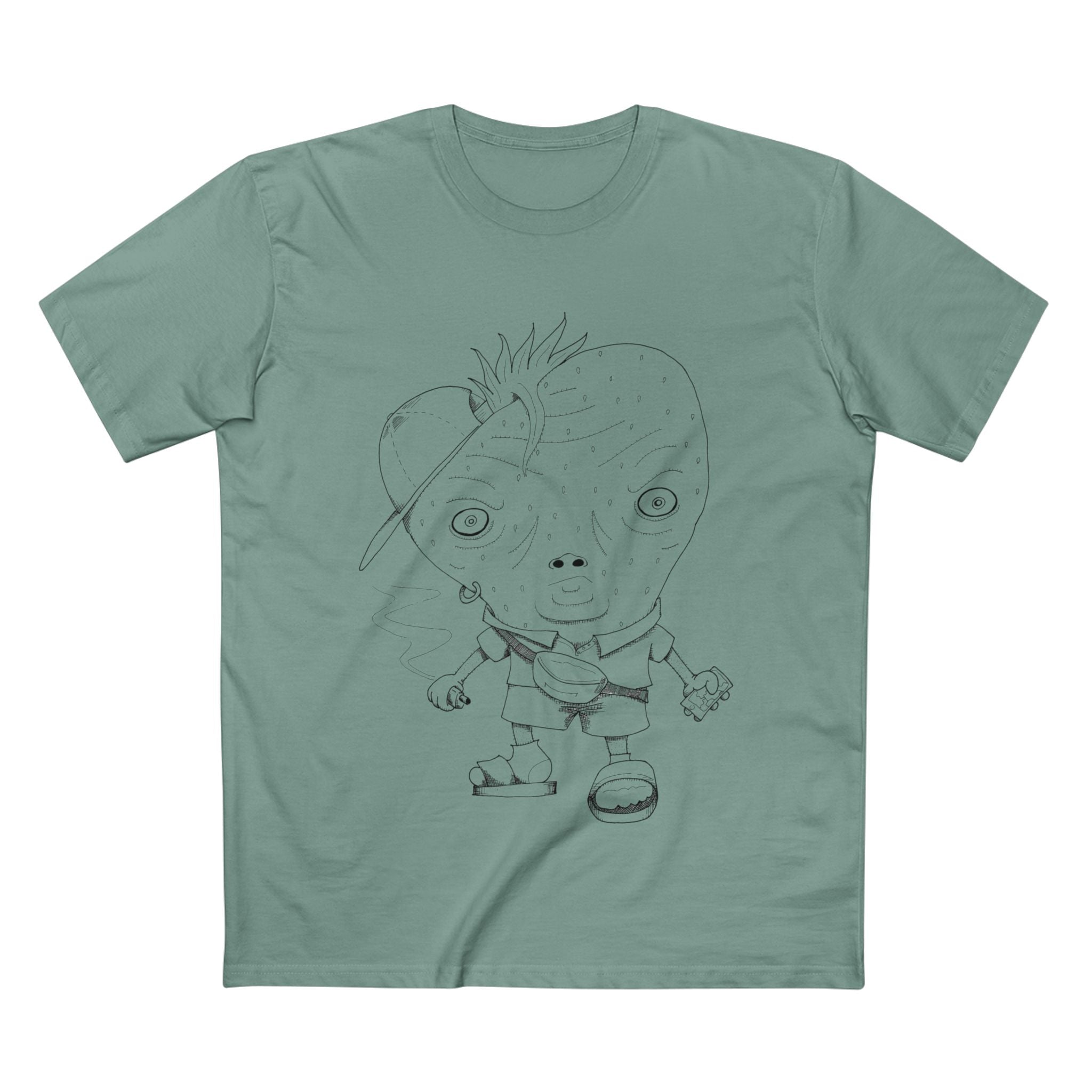 Strawbeshay - Coloured Cotton T-Shirt