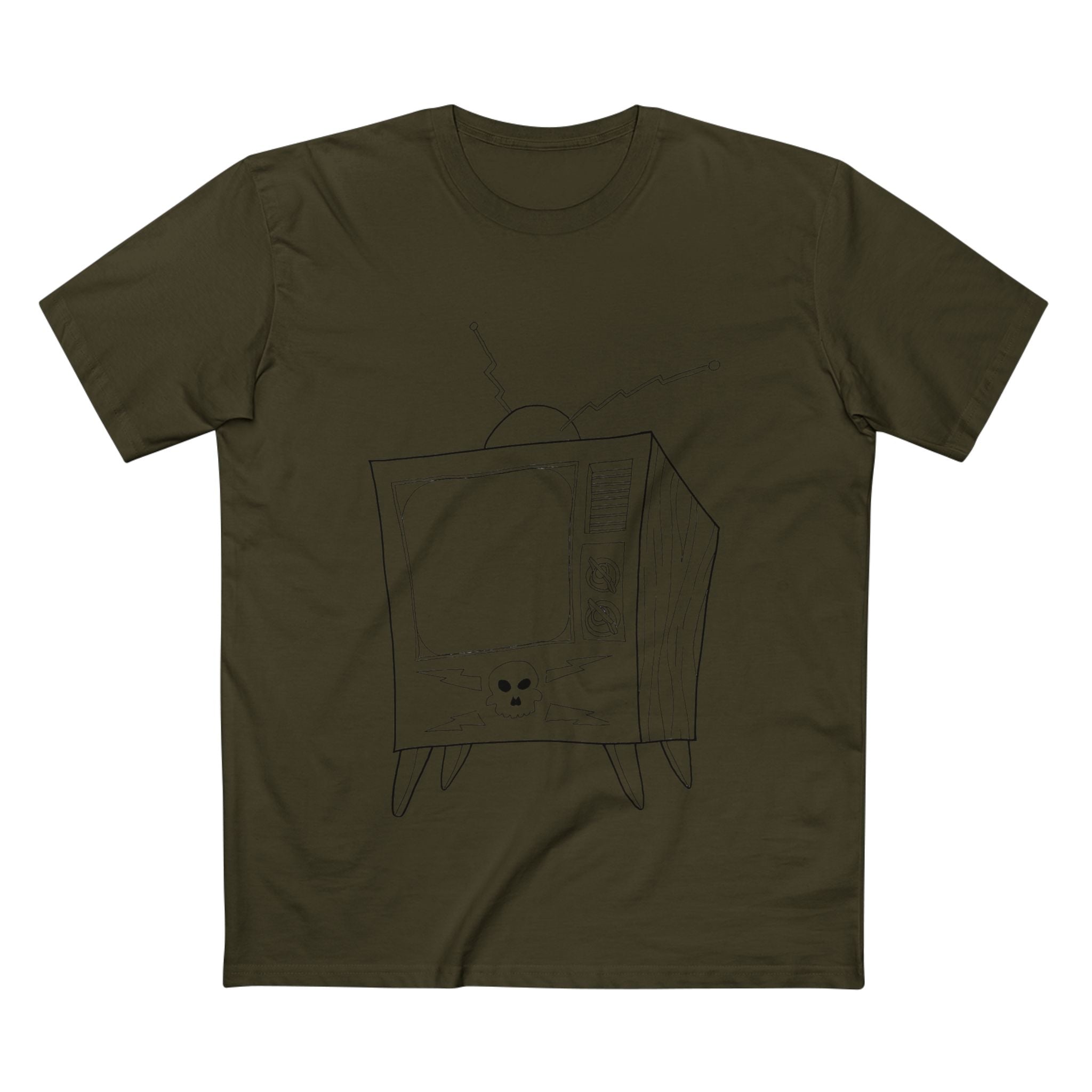 Idiot Box - Coloured Cotton T-Shirt