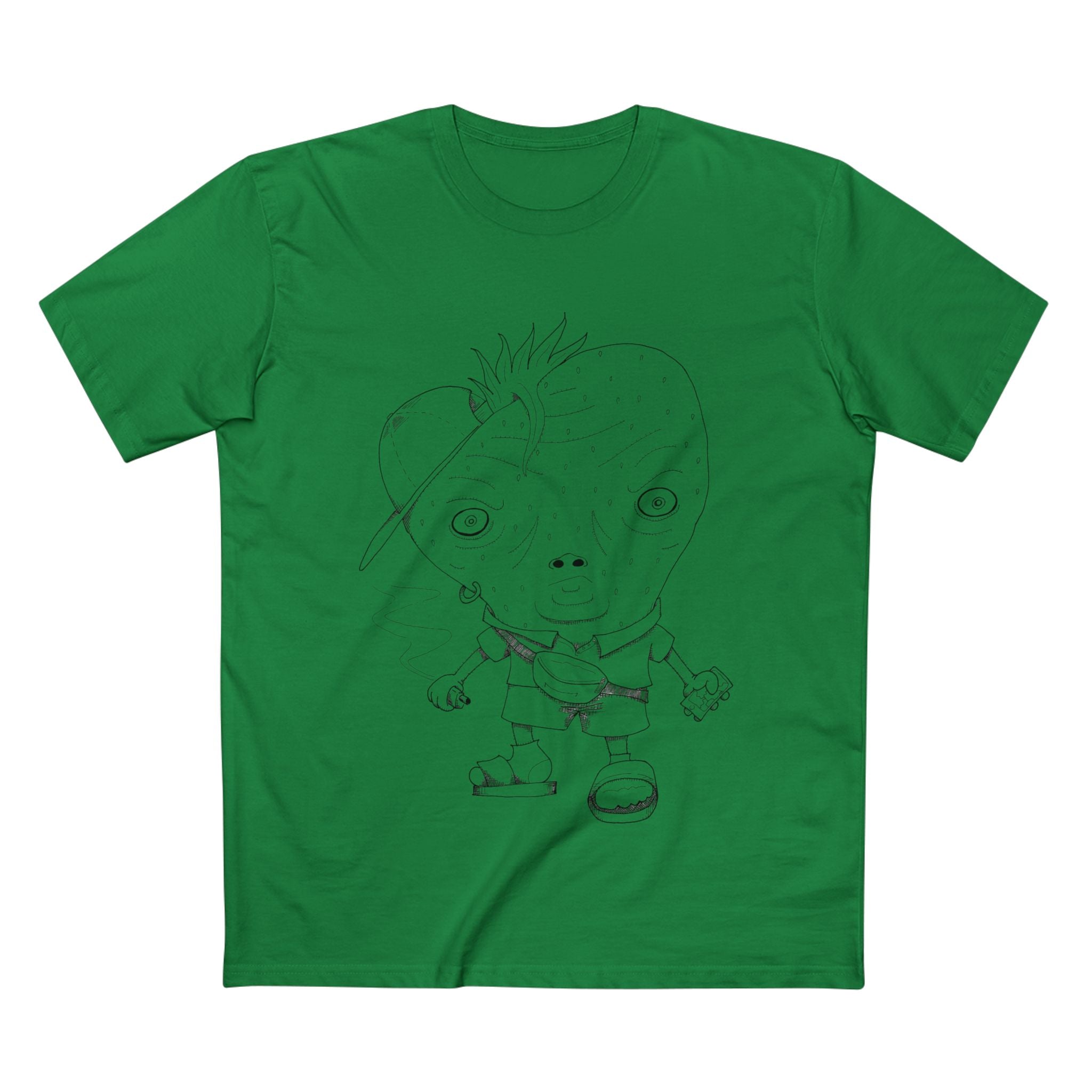 Strawbeshay - Coloured Cotton T-Shirt