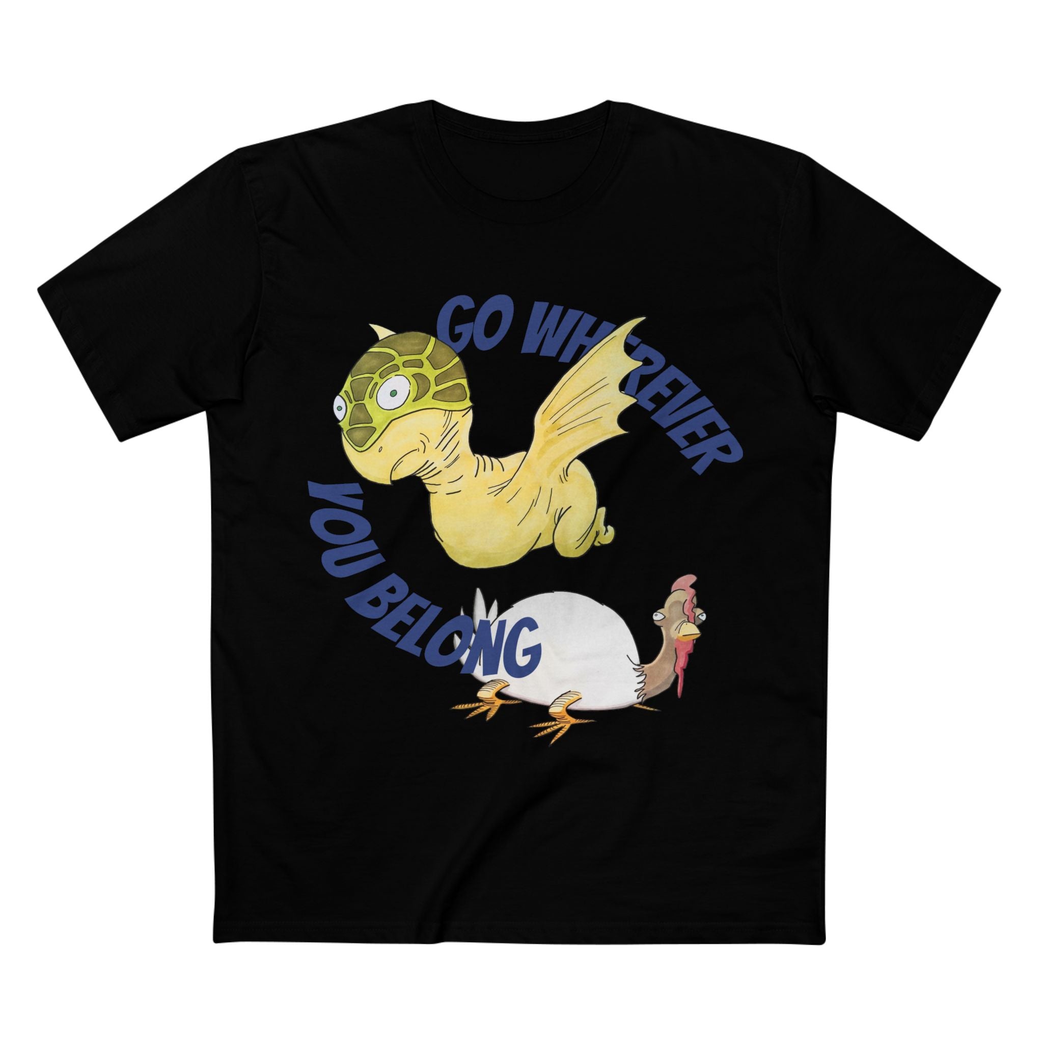 Floorbird and Skyturtle - Cotton T-Shirt